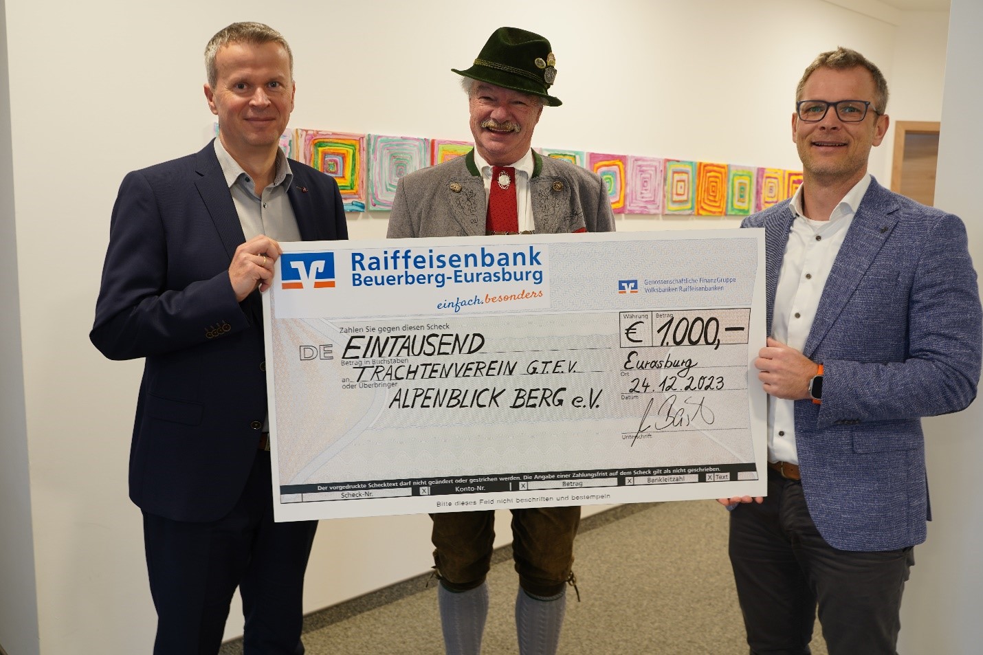 SPENDEN statt schenken Raiffeisenbank Beuerberg Eurasburg eG